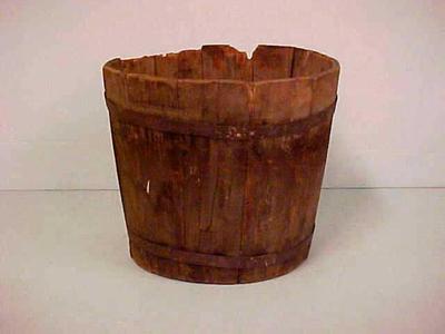 Sap Bucket, Wooden