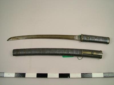 Sword (japanese Short Sword) And Scabbard