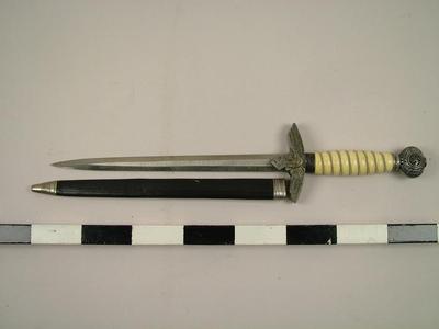 Knife Or Dagger With Nazi Emblem And Sheath
