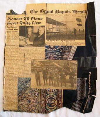 Newspaper Article, Grand Rapids Herald, Ref. Frank Lemon, 1948, See Acc. File For Copy
