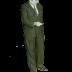 PNG, Man in suit holding paper