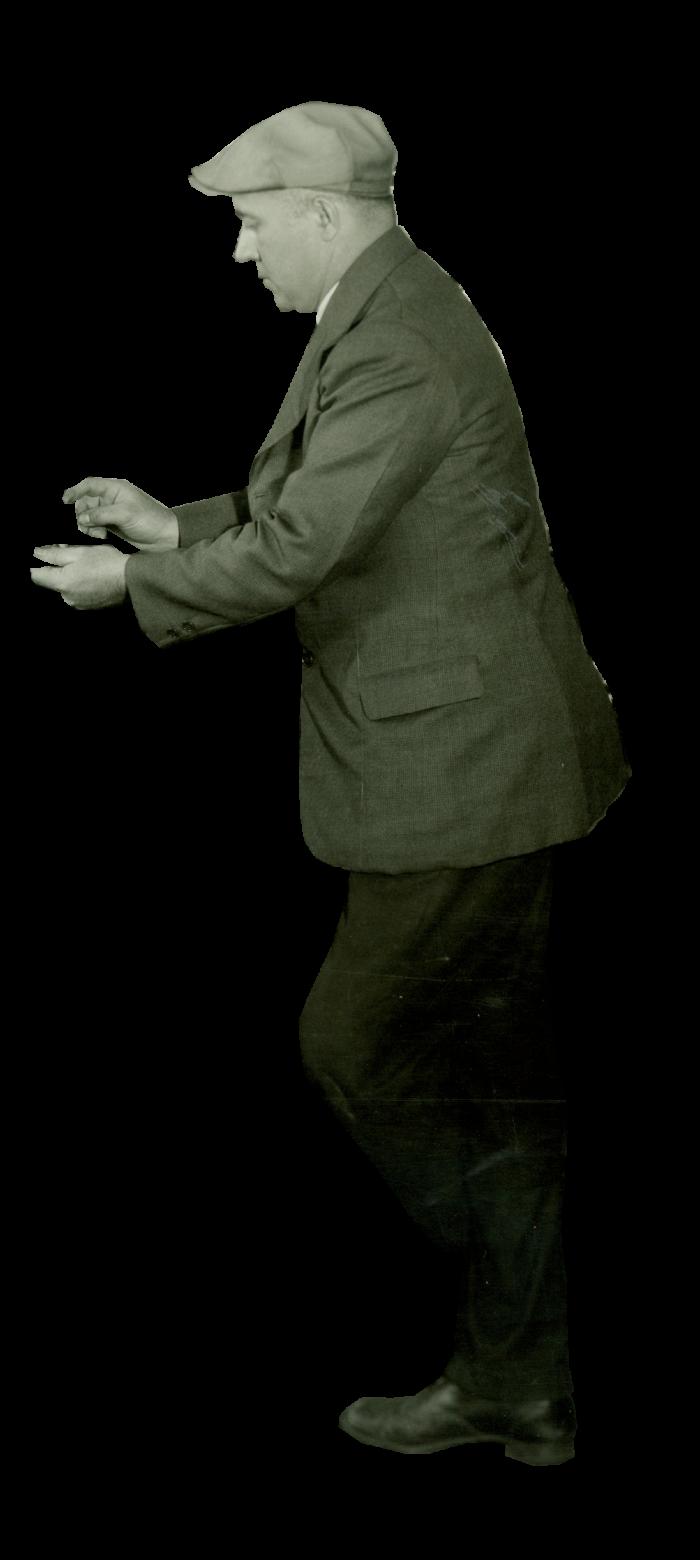 PNG, Man leaning left