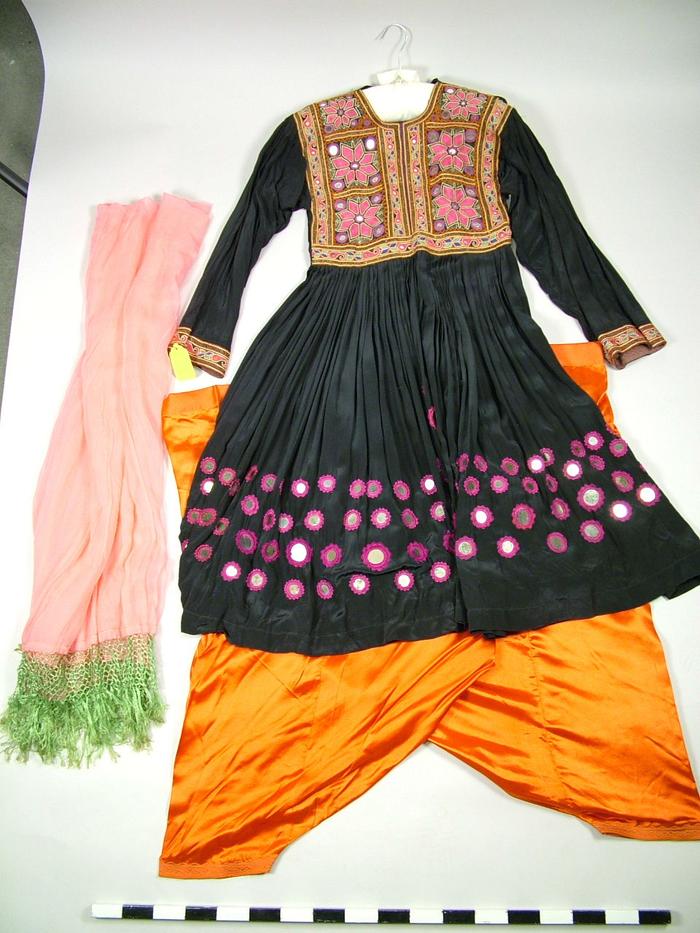 Dress, Women's (dress, Pants, Scarf)