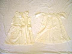 Infant's 2-piece Outfit, White Dress, White Slip