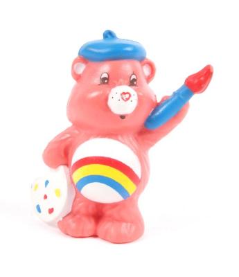 Care Bears Miniature, Cheer Bear Creating a Cheerful Picture