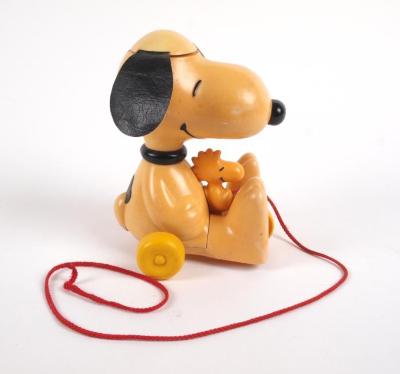 Pull Toy, Snoopy and Woodstock