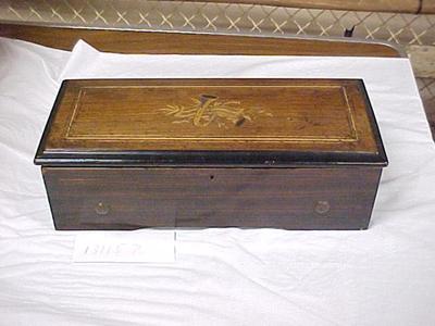 Music Box With Marquetry Top