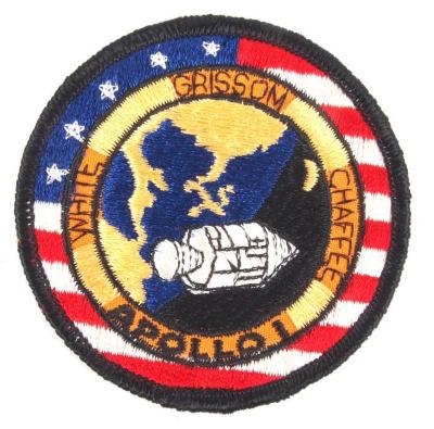 Patch, Apollo I, Chaffee, Grissom, White, Space Program;Patch, Apollo I, Chaffee, Grissom, White, Space Program