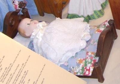 Doll Bed With Mattress, Sheet, Pillow And Quilt (5 Pcs.)