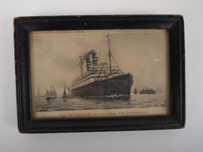 Postcard, Lithograph,  T.S.S. Rotterdam of the Holland-America Line