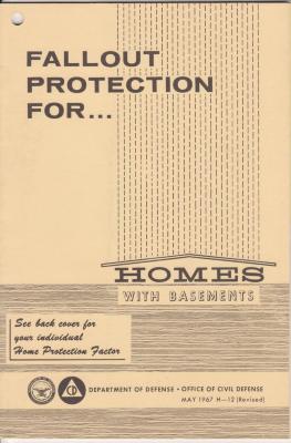 Booklet, Fallout Protection For Homes With Basements