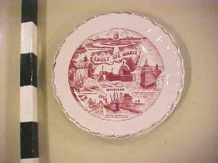 Plate, Souvenir, Sault Ste. Marie