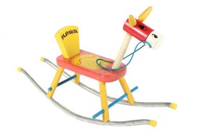 Grand Rapids Public Museum Collections Artifact Playskool Rocking Horse 2019 15 2