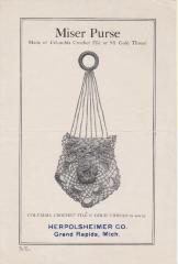 Pamphlet,  Miser Purse