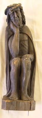 Wood Carving, Sitting Christ