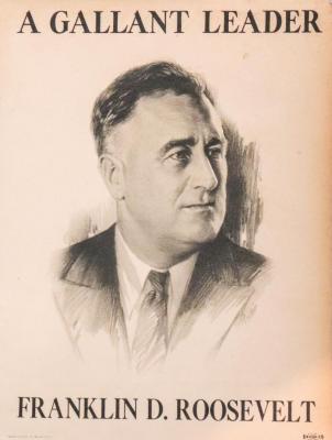 Reproduction Of Franklin D Roosevelt Poster