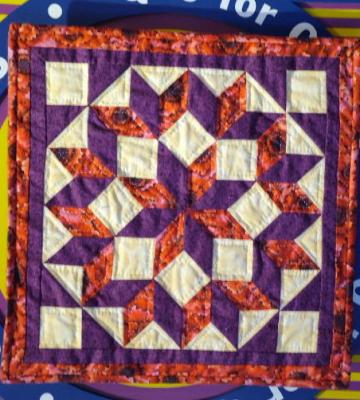 Quilt Block, Carpenter's Wheel