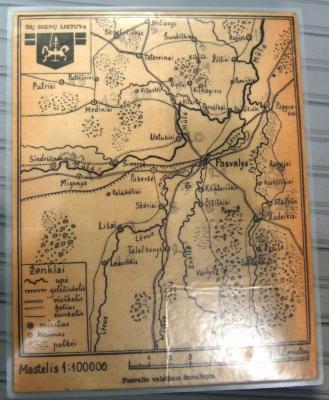 Fabricated Map Of Lithuania