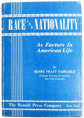 Book, Race and Nationality as Factors in American Life