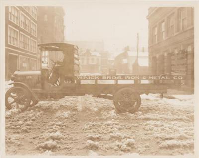 Photograph, Winick Bros. Iron and Metal Co. truck