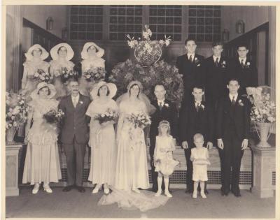 Photograph, wedding party