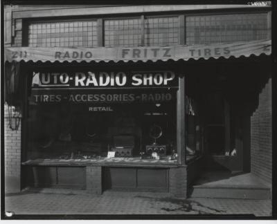 Photograph, Fritz automobile accessories store