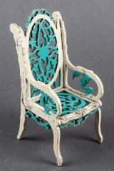 Miniature, Pierced-Back Italianate Style Chair