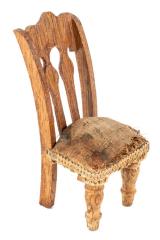 Miniature, Pierced Back Chair