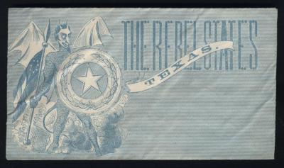 Civil War Envelope, The Rebel States, Texas