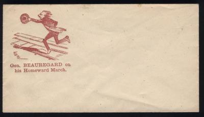Civil War Envelope, Gen. BEAUREGARD on his Homeward March