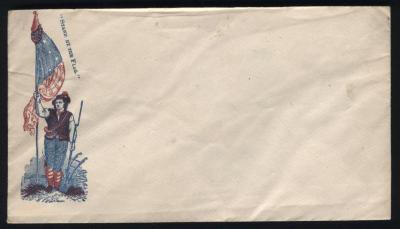 Civil War Envelope, Stand By The Flag