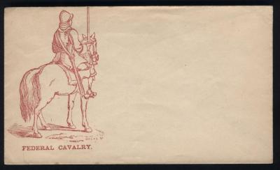 Civil War Envelope, Federal Cavalry
