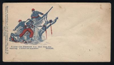 Civil War Envelope, Death Of Col. Ellsworth