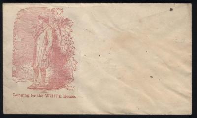Civil War Envelope, Longing for the WHITE House