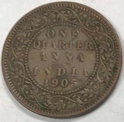 Coin, 1/4 Anna