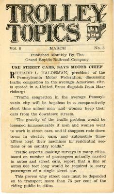 Trolley Topics Publication