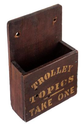 Trolley Topics Publication Holder