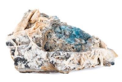 Fluorite, Calcite, Galena in Dolomite and Limestone