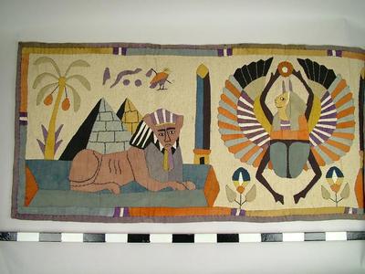 Appliqued Wall Hanging, Egyptian
