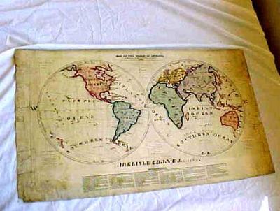 Map, World, 1828