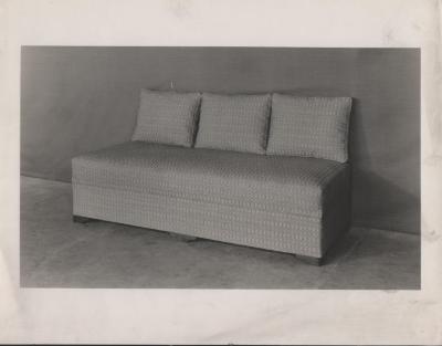 Photograph, Upholstered Day Bed