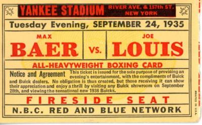 Ticket, All-Heavyweight Boxing