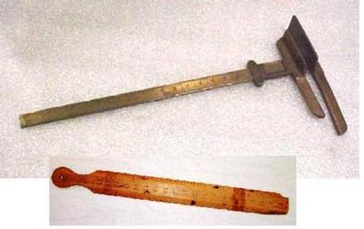 Mugbook, Bertillon System And Three Measuring Instruments