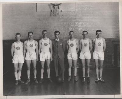Photograph, Men's Basketball Team