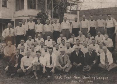 Photograph, Grand Rapids Coal Men's Bowling League