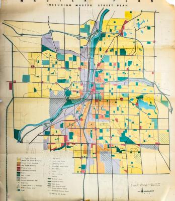 Street Plan, 'master Street Plan' Of Grand Rapids;Street Plan, 'Master Street Plan' Of Grand Rapids 