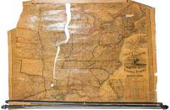 Map, 'u. S. County And Railroad Map.'