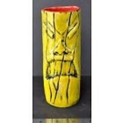 Kon-Tiki Tucker Bar Crawl Yellow Tiki Mug
