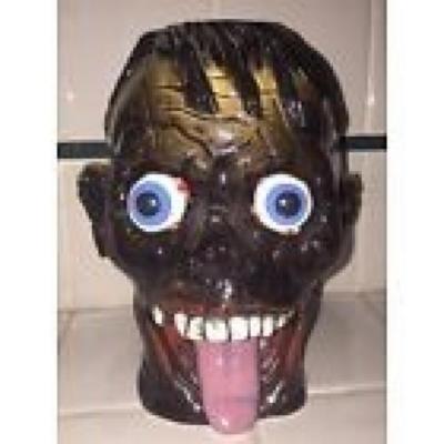 2014 Smiley Magno TARMAN Zombie Head Tiki Mug 