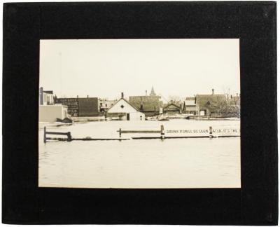 Lantern Slide, Flood of 1904